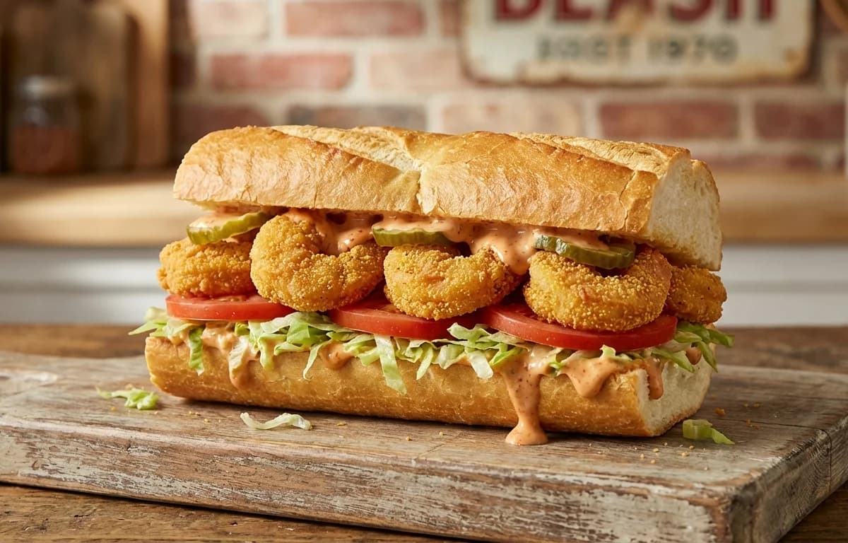 Fried Shrimp Po'boy