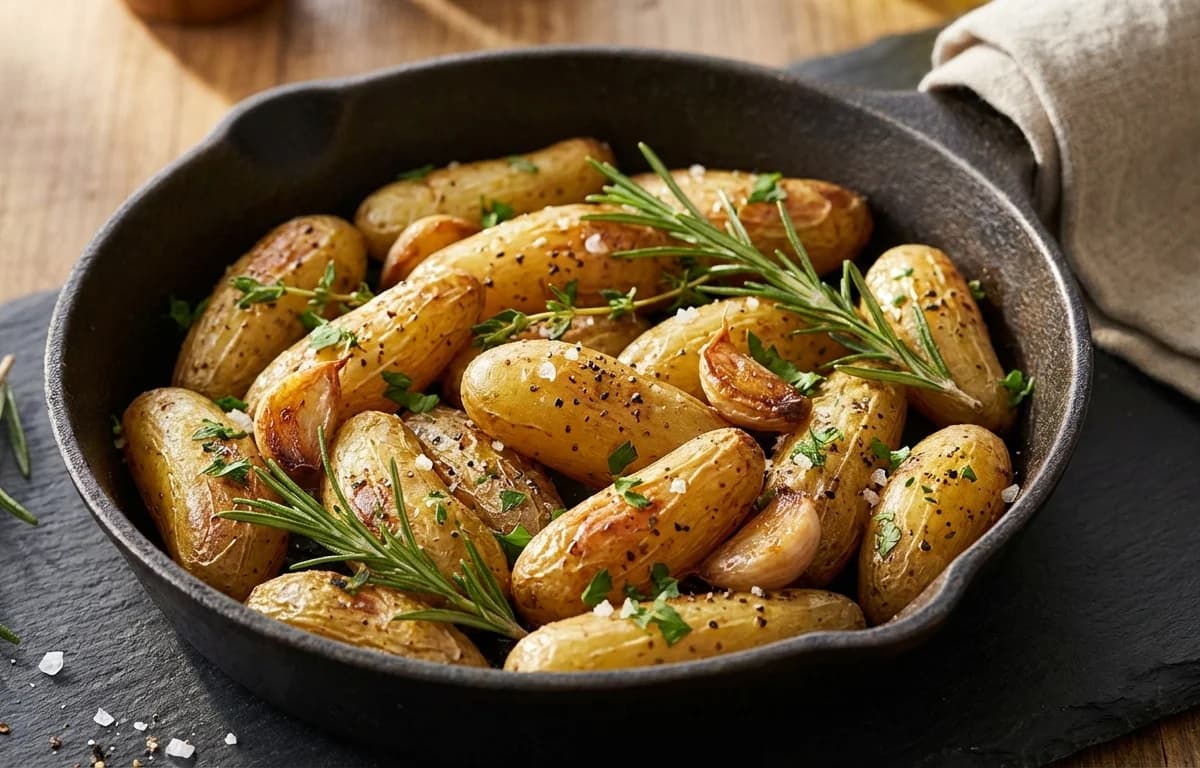 Garlic Herb Fingerling Potatoes