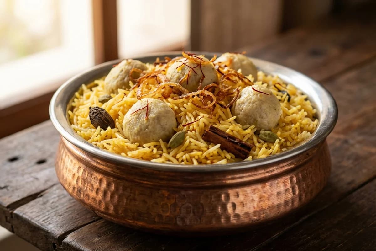 Goshtaba Pulao