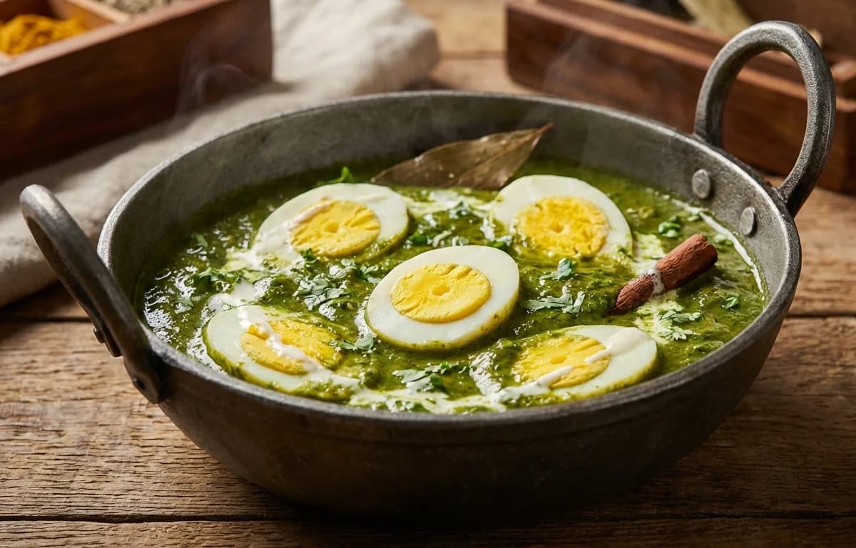 Green Egg Curry