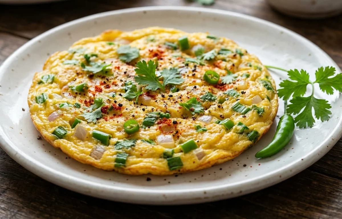 Green Garlic Omelette