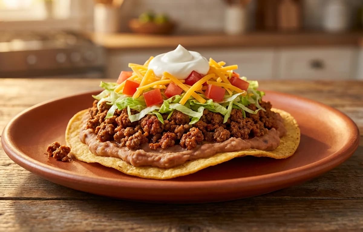 Ground Beef Tostadas