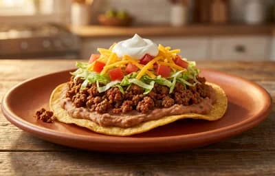 Ground Beef Tostadas