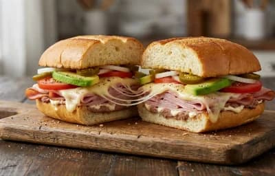 Ham and Cheese Torta
