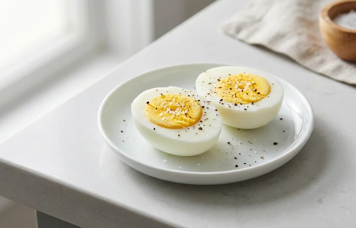 Hard Boiled Eggs with Onion Salt
