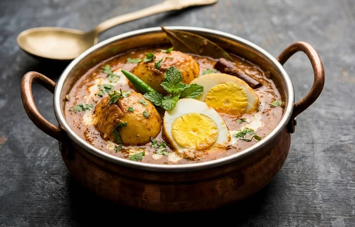 Hyderabadi Dum ka Egg Curry