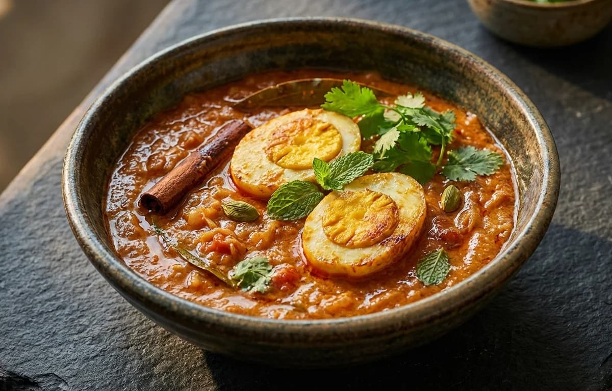 Hyderabadi Egg Masala