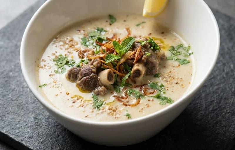 Hyderabadi Mutton Marag, Butter Naan and Hyderabadi Lukhmi - Recipe 1