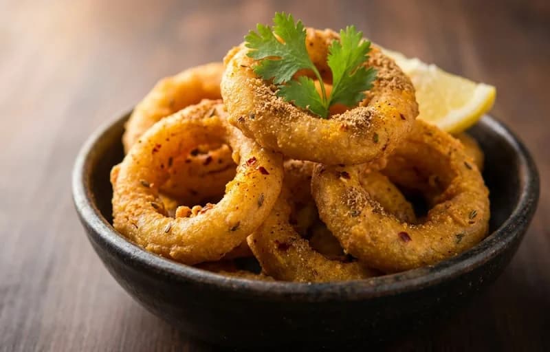 Paneer Pasanda Tikka with Indian Onion Rings - Recipe 2