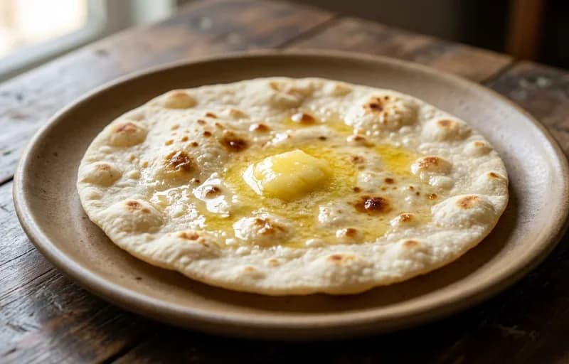 Khatti Dal, Jowar Roti and Cabbage Fry - Recipe 2