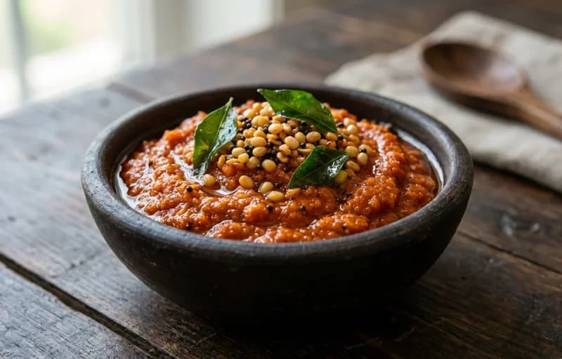 Kuzhi Paniyaram, Kara Chutney and Egg Korma - Recipe 2