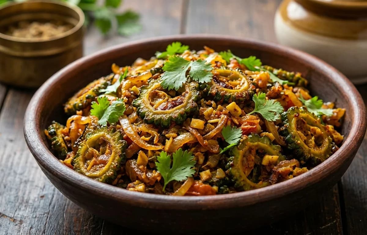 Karela Bhurji