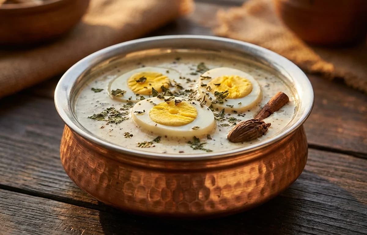 Kashmiri Ande ki Yakhni