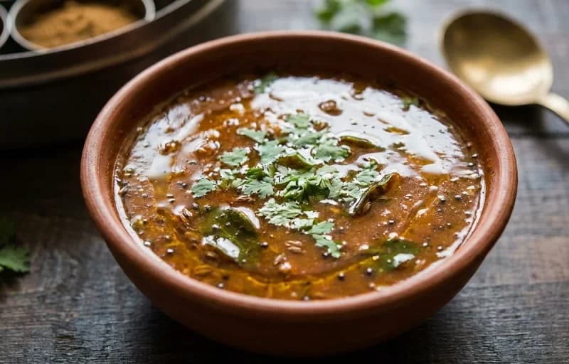 Puran Poli, Katachi Amti and Ghee - Recipe 2