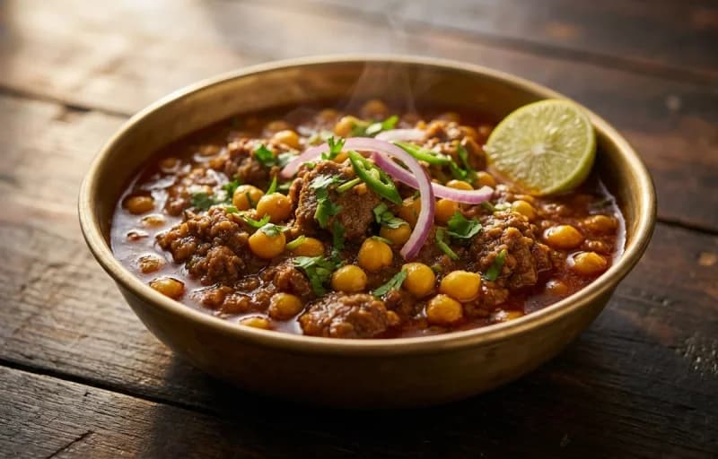 Paratha with Keema Ghugni - Recipe 2