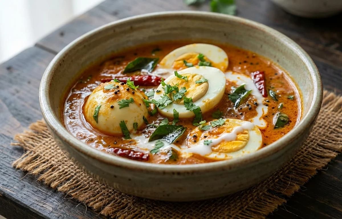 Kerala Egg Curry with Coconut Milk