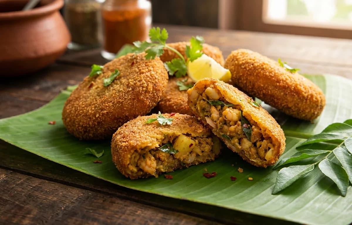Kerala Prawn Cutlet