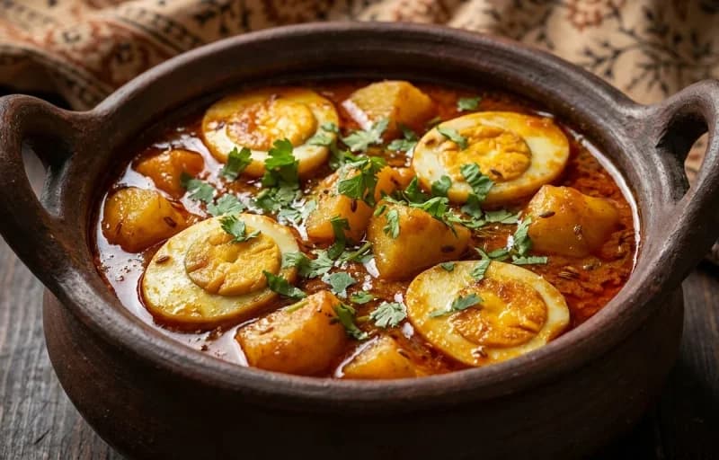 Koni Torkari with Paratha - Recipe 1