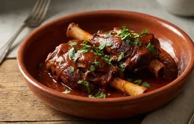 Lamb Shanks with Red Chile
