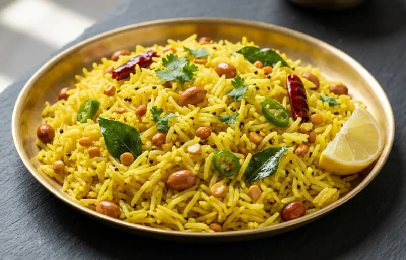 Lemon Rice with Egg Podimas - Recipe 1