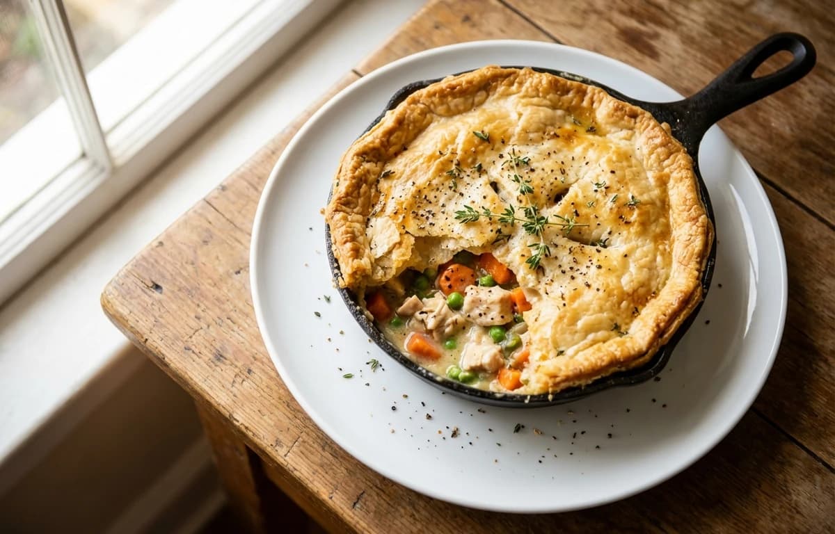Chicken Pot Pie Skillet