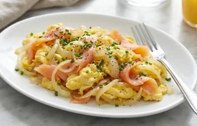 Lox Eggs and Onions