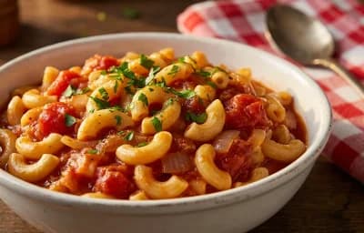 Macaroni and Tomatoes