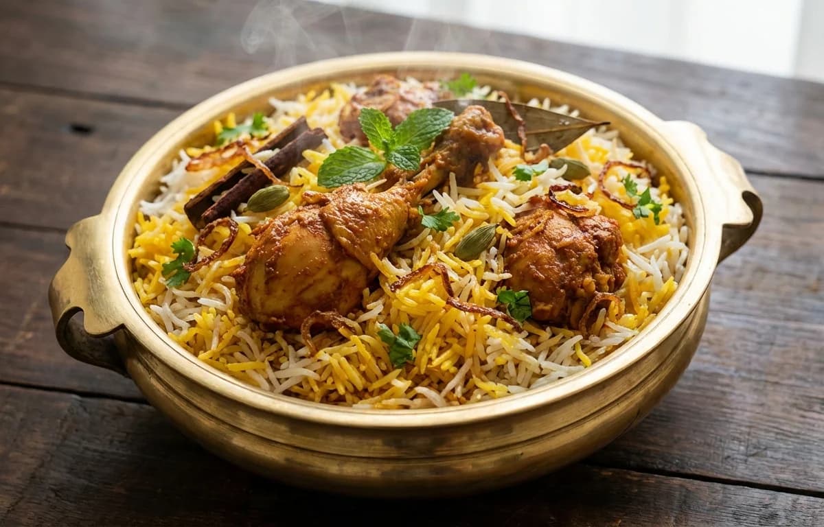 Mangalorean Chicken Biryani