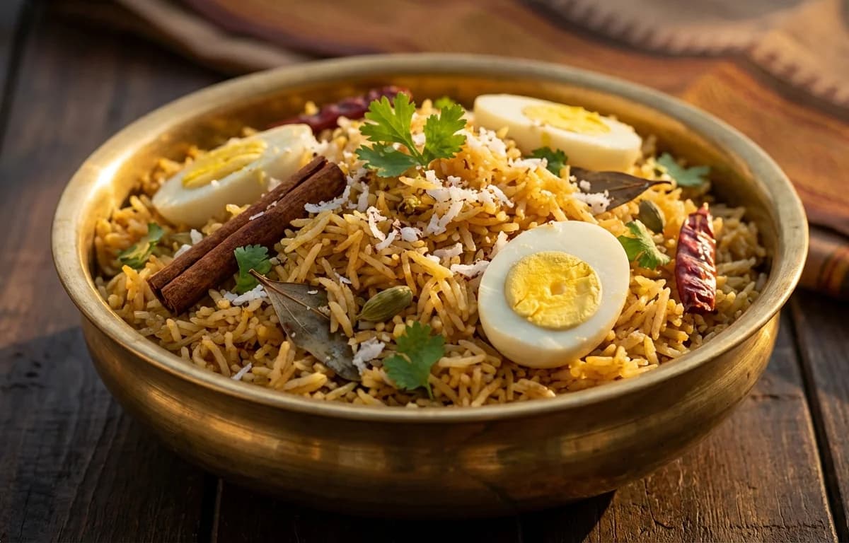 Mangalorean Egg Pulao