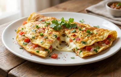 Masala Cheese Omelette