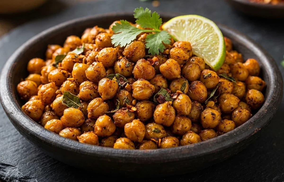 Mughlai Roasted Chickpeas