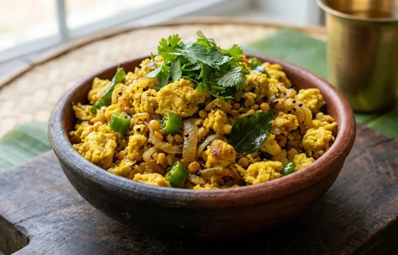 Kal Dosa, Muttai Poriyal and Vegetable Sambar - Recipe 2