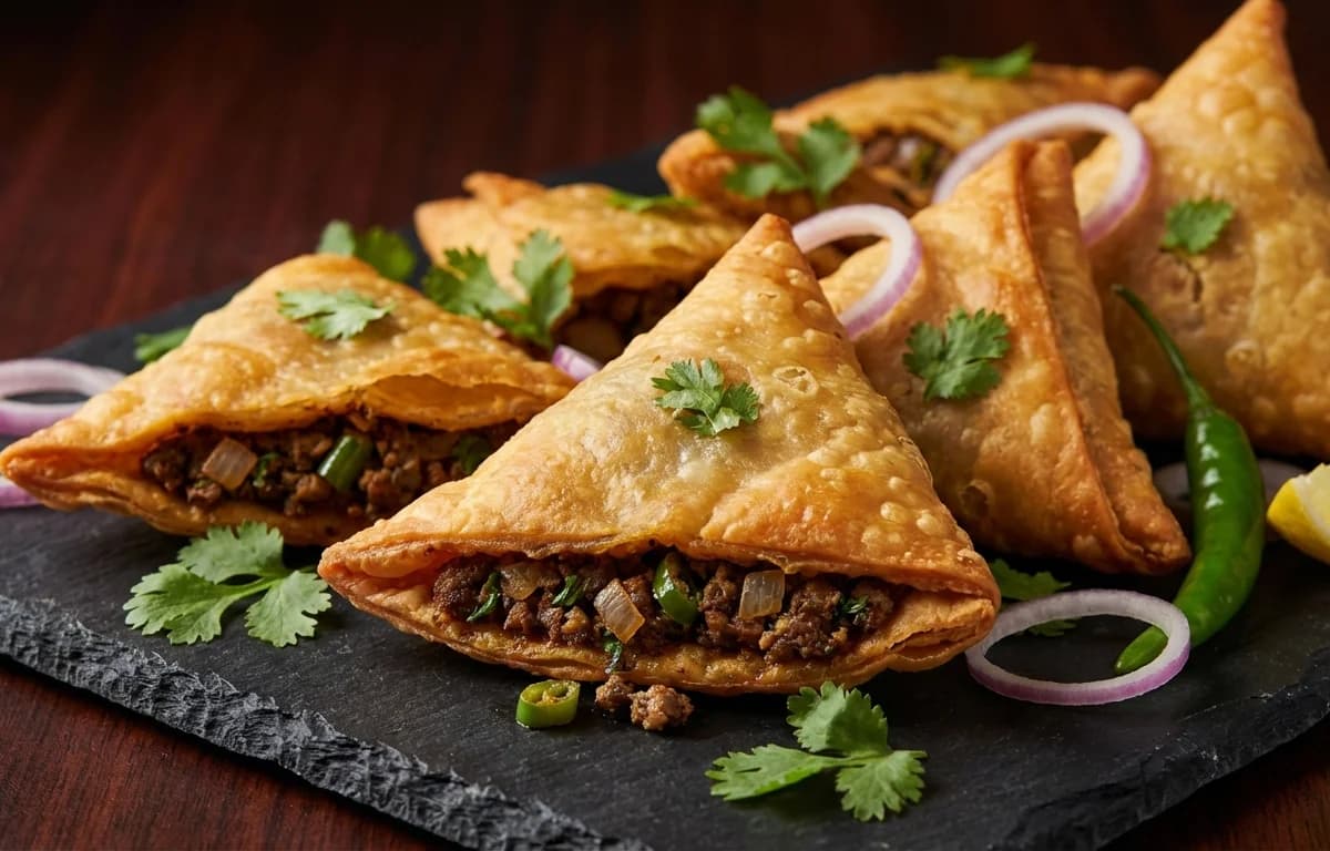 Mutton Keema Samosa