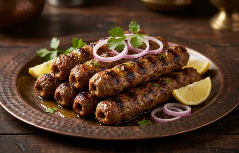 Mutton Seekh Kebab with Sheer Chai - Recipe 1