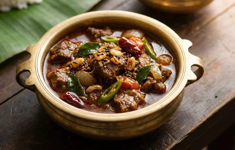 Nadan Beef Curry with Kappa Puzhukku - Recipe 1