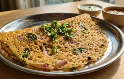 Onion Rava Dosa