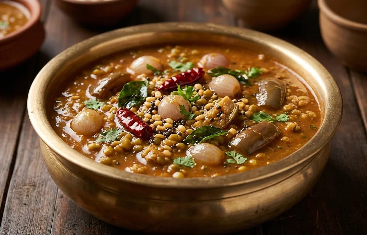 Pacha Payaru Kuzhambu