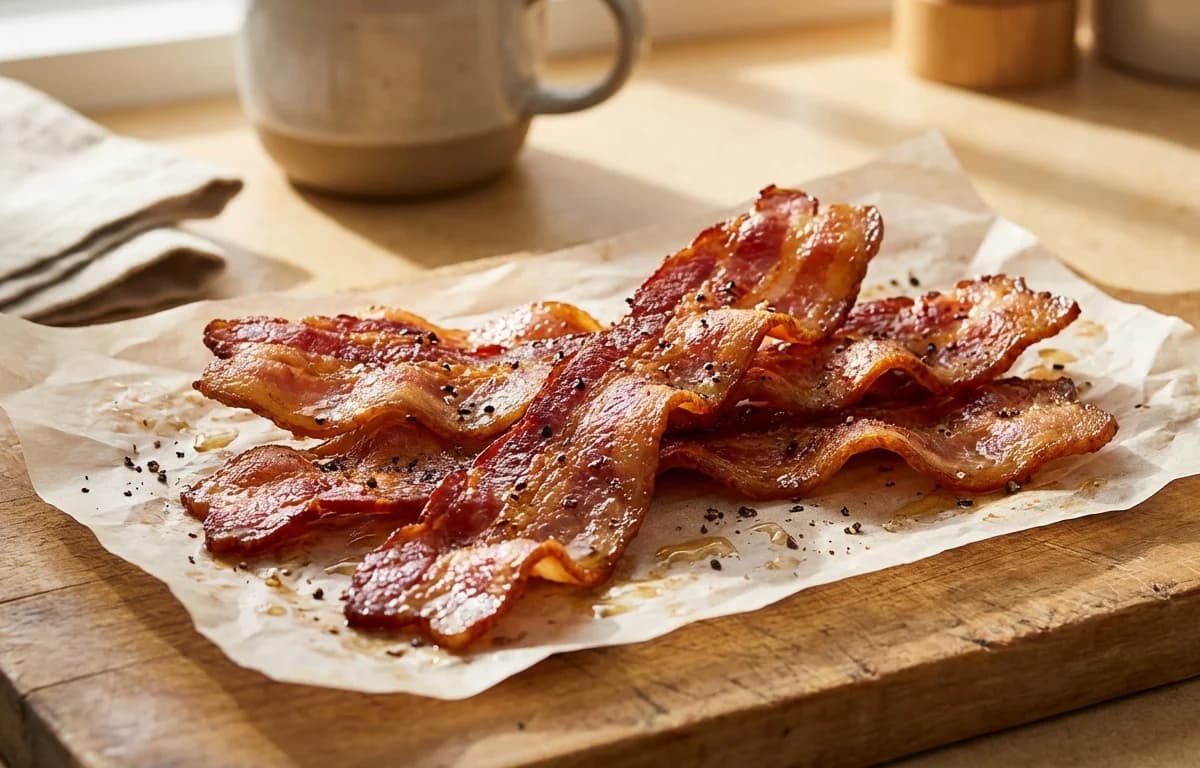 Pan-Fried Bacon Strips