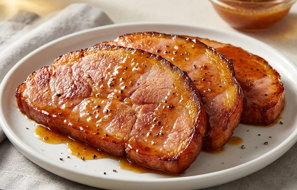 Pan-Fried Ham Slices