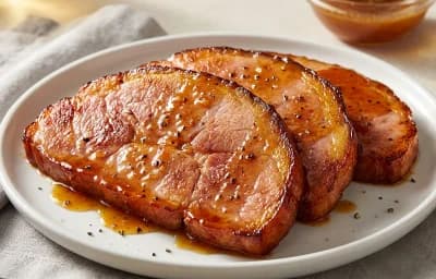 Pan-Fried Ham Slices