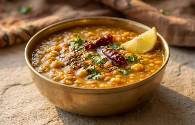 Khoba Roti with Panchmel Dal - Recipe 2