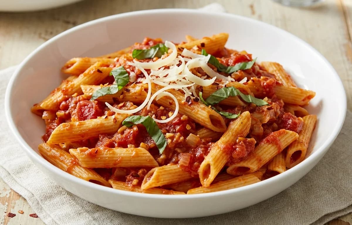 Penne with Marinara Sauce