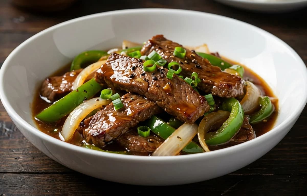 Pepper Steak with Onions