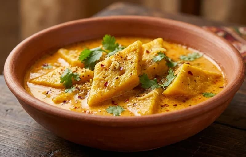 Pitod ki Sabzi with Paratha - Recipe 1