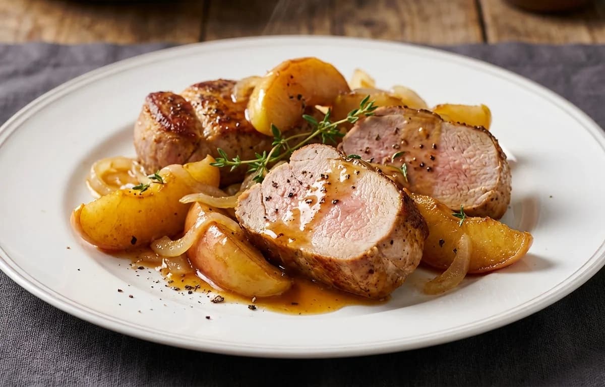 Pork Tenderloin with Apples