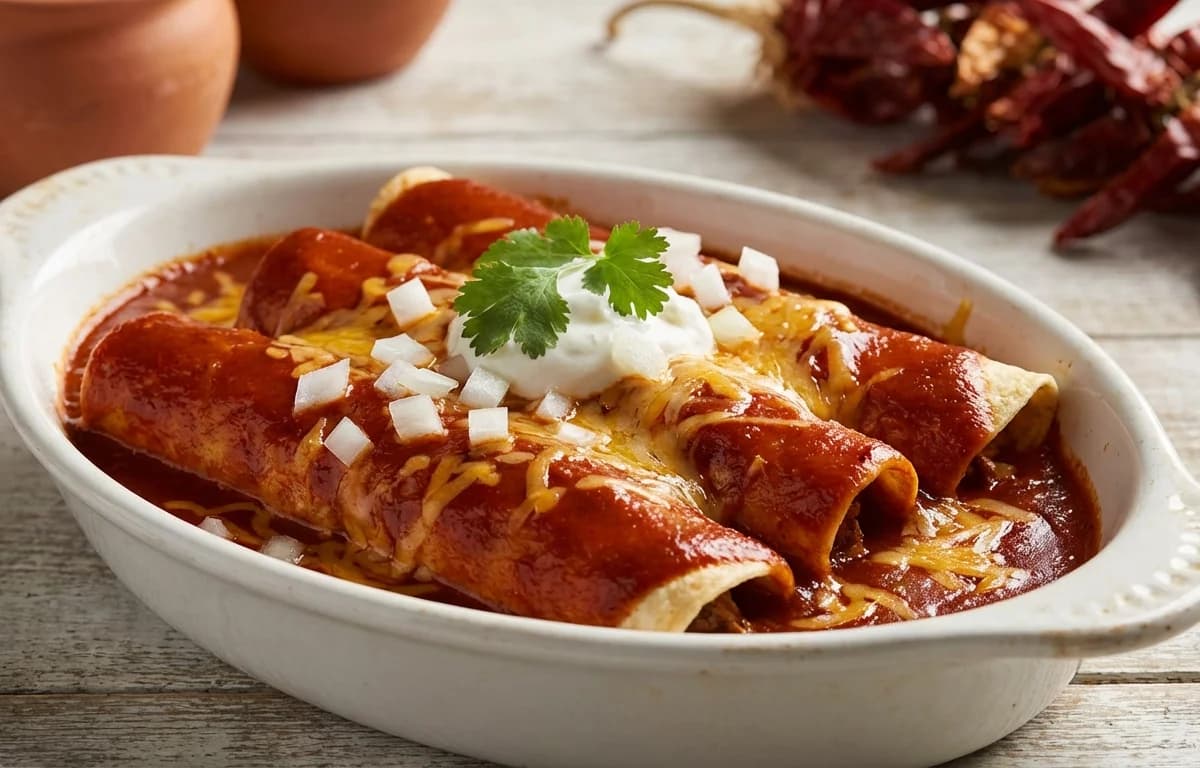 Red Chile Enchiladas