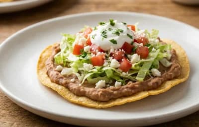 Refried Bean Tostadas