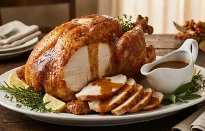 Roast Turkey with Pan Gravy