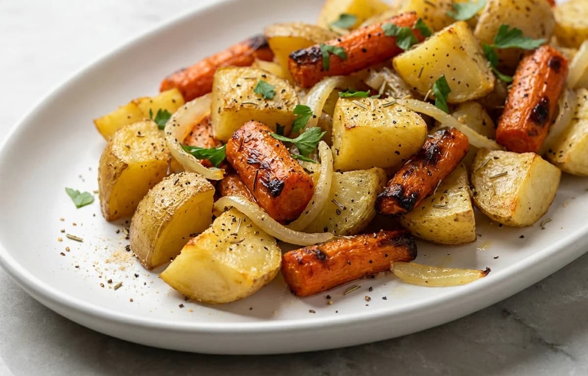 Roasted Carrots and Potatoes