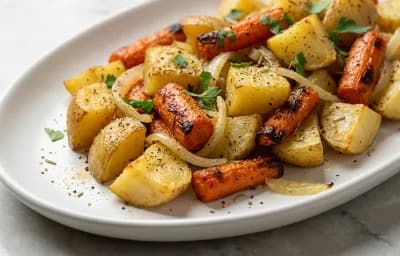 Roasted Carrots and Potatoes